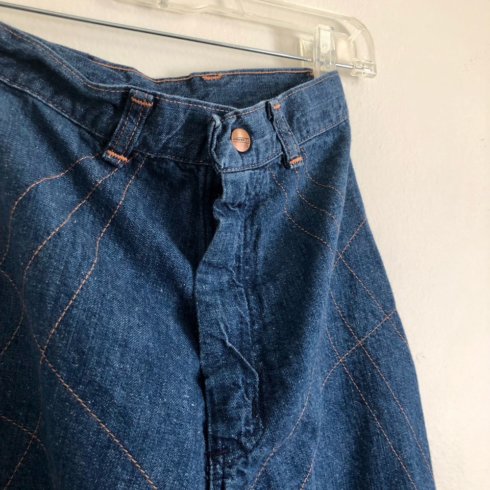 Vintage 1970s Maverick Bell Bottom Jeans - Picture 3 of 12